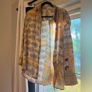 Mango Paisley Two Piece Set